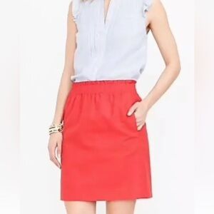 J. Crew Linen Cotton blend City Skirt NWT
